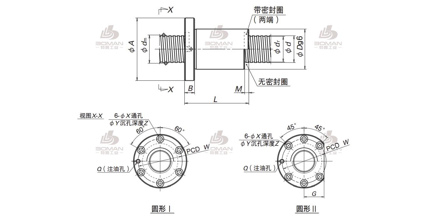 ZFD2005-6-NSK DFD滚珠丝杠