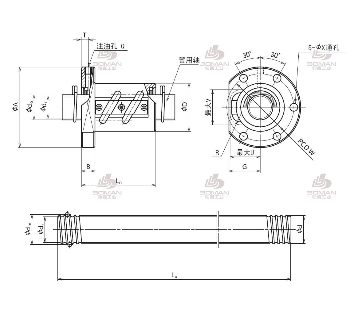 RNFTL1808A3.5S-NSK转造滚珠丝杠