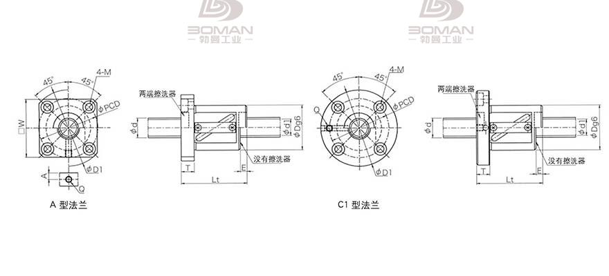 KURODA GR2504DS-CAPR 黑田滚珠丝杆