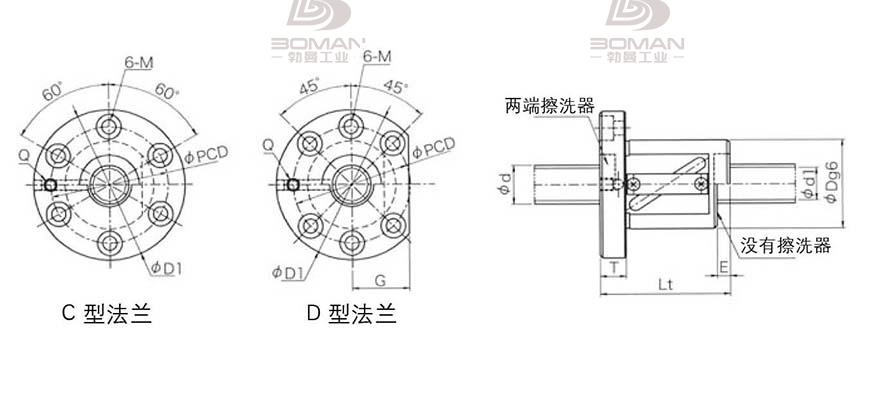 KURODA GR5006ES-CAPR 黑田精工丝杆怎么安装图解