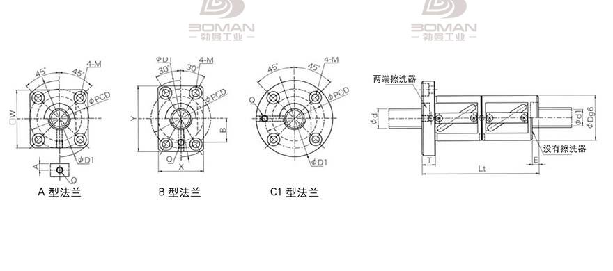 KURODA GR2505BD-CALR 黑田精工丝杆的价格