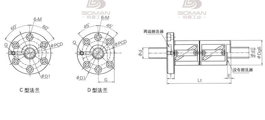 KURODA GR6312FD-DAPR 日本kuroda滚珠丝杆