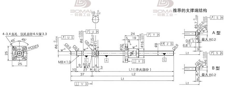 KURODA GP081FDS-AAFR-0170B-C3S 黑田精工的丝杆怎么样