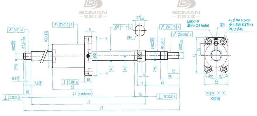 TBI XSVR01210B1DGC5-580-P1 tbi滚珠丝杆sfv与sfu的区别