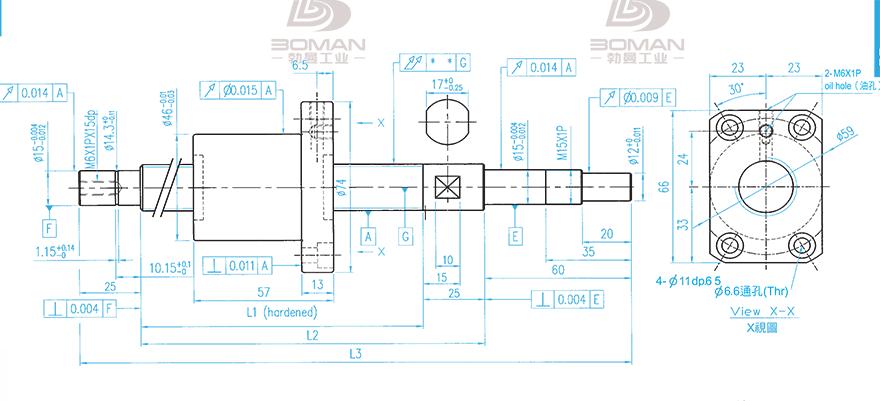 TBI XSVR02010B1DGC5-699-P1 tbi丝杆sfv1605-dfc7