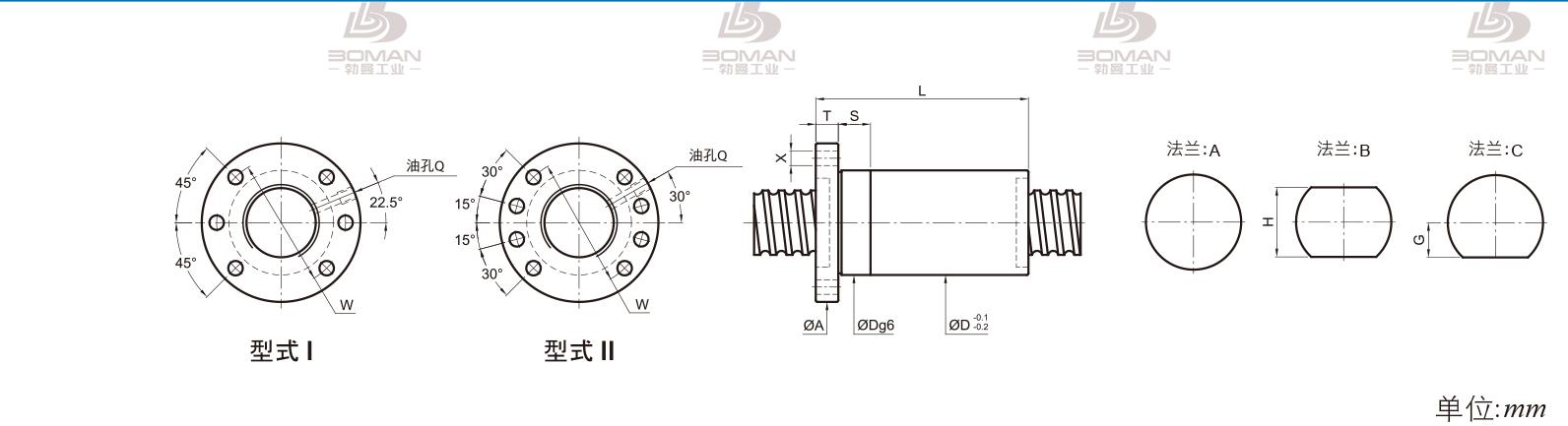 PMI FSDC3812 pmi滚珠丝杠原理