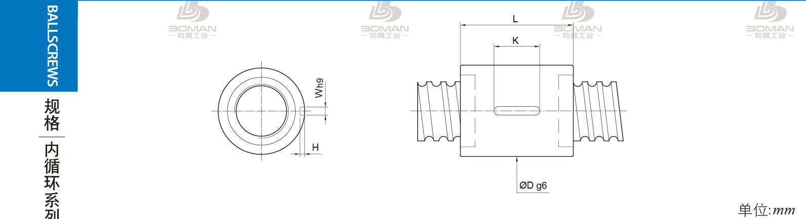 PMI RSIC3206-3 pmi 丝杠