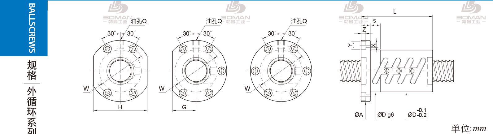 PMI FOWC2508-5 pmi导轨丝杆