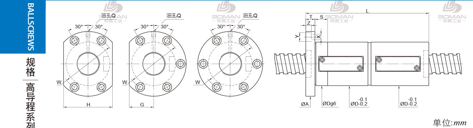 PMI FDWE4020-1.5 pmi丝杠级别