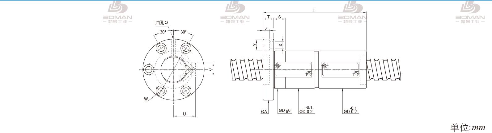 PMI FDVE5020-2.5 pmi丝杠螺母拆卸