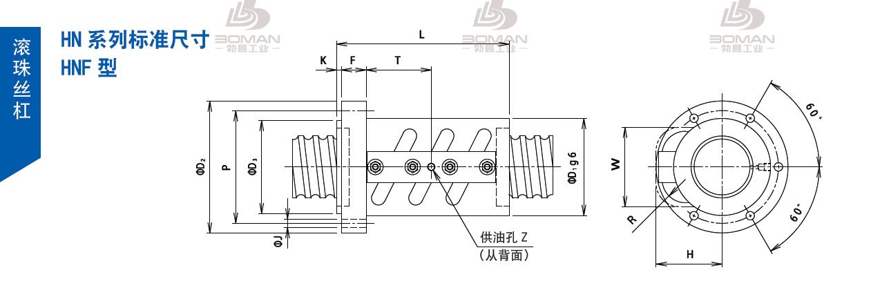 TSUBAKI 125HNFW16 tsubaki滚珠丝杆