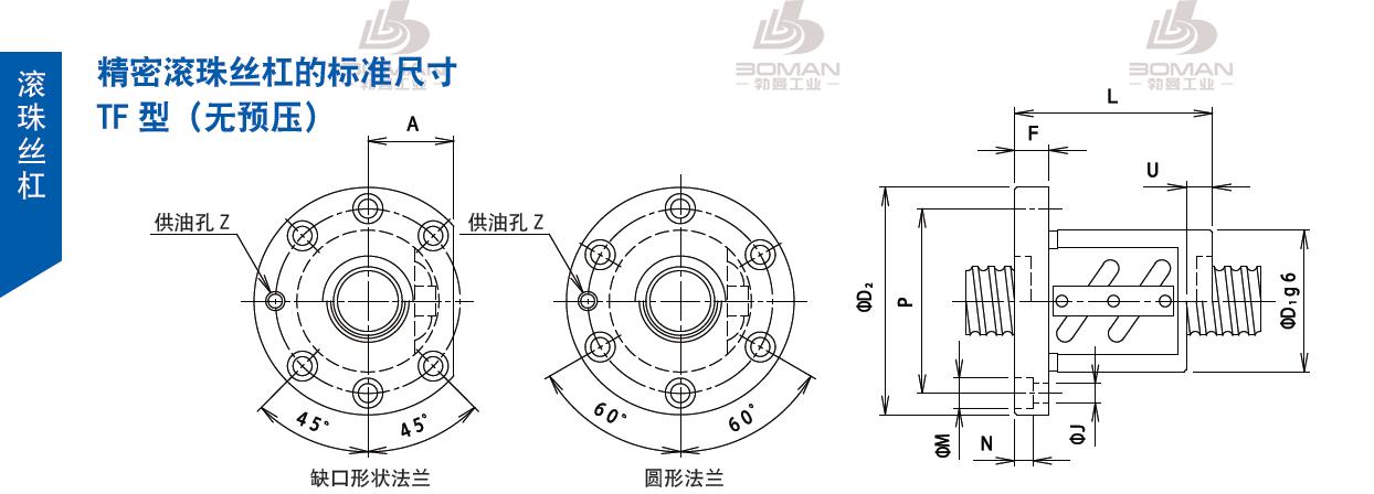 TSUBAKI 63TFC20 tsubaki数控丝杆螺母