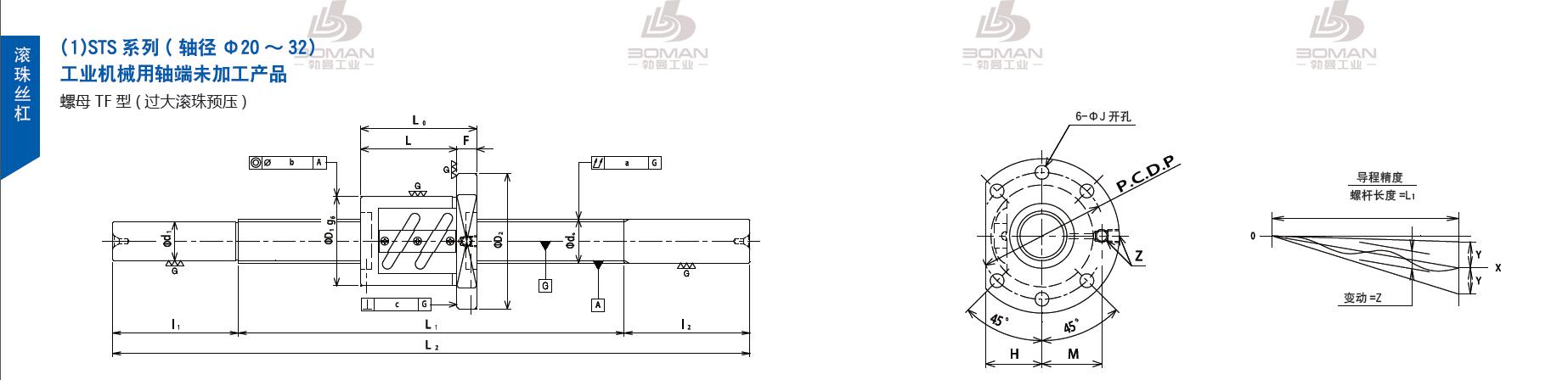 TSUBAKI STS2504-800C5-B tsubaki丝杠是什么牌子